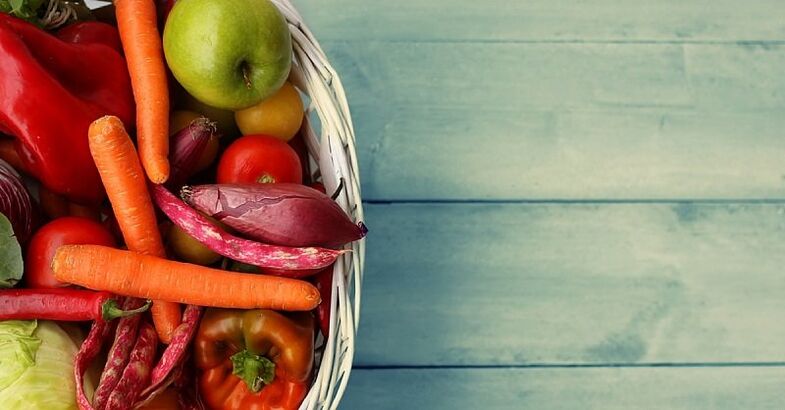 Ernährungskorrektur bei der Behandlung von Krampfadern in den Beinen.